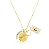 Made by Nami Personalisierte offene Herz-Kette mit Buchstaben Gold 40 + 5 cm aus 316L Edelstahl...