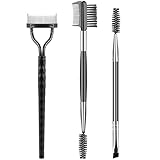 Wimpernbürste Augenbrauen Bürste Wimpernkamm Wimpern Bürste Wimperntrenner Brauenkamm &...