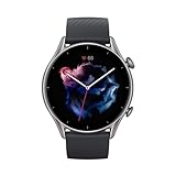 Amazfit Smartwatch GTR 3 46mm mit Gesundheitsüberwachung, SpO2, Zyklusüberwachung, GPS Sportuhr...