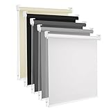 Fensterrollo Innen Ohne Bohren Klemmfix 90 x 100 cm Hitzeschutz Und Sichtschutz, Thermorollo...