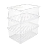 keeeper Aufbewahrungsboxen mit Air Control System, Set: 3x 11 L, Bea, Transparent