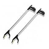 ANGEL 2er-Set Greifzange 76 cm – Aluminium Greifhilfe mit Magnetspitze, rutschfestem Griff &...