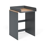 Vicco Waschmaschinenschrank Viktor, Anthrazit/Goldkraft Eiche, 68 x 88.2 cm 2 Teile mit...