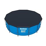 Bestway 58037 Abdeckung 4 Jahreszeiten für oberirdische runde Pools, Durchmesser 360 cm