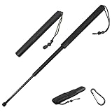 Yeria Teleskopschlagstock aus Kunststoff – 64 cm ausziehbar, Rutschfester Griff, 300 g leicht,...