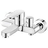 Badewannenarmatur Wannenarmatur Mischbatterie Badewanne Wasserhahn Einhebel Wandmontage Duscharmatur...