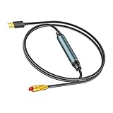 USB zu optisch - digitaler Audioadapter, Plug & Play | Compact USB -to -Optical Converter, Premium...