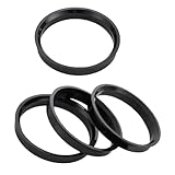 Hubzentrische Ringe – 4 Ringe für Felgennaben, stoßabsorbierender Radkrallen-Adapterring |...