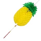 Happyyami Ananas-laterne Pompons Blumen Seidenpapier Ananas Fruchtornament Tropische...