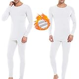 HAPYWER Herren Thermounterwäsche Set Atmungsaktiv Funktionsunterwäsche Lange Thermowäsche mit Hot...
