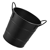 Ipetboom Kleiner Metall Eimer mit Doppeltem Griff Stilvoller Eiseneimer für Snacks und...