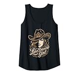 Damen Linedance Girl - Cowgirl Silhouette Outfit für Line Dance Tank Top