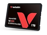 Verbatim Vi550 S3 SSD 1 TB, internes 2,5' SATA III SSD-Laufwerk mit 3D-NAND-Technologie, bis zu 550...