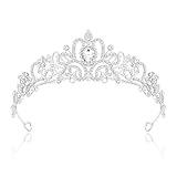 Krone Damen Tiara Birthday Krone Geburtstag Tiara Kristall Strass Tiara Krone für Prinzessin Braut...