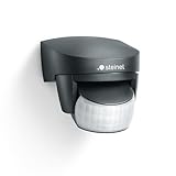 Steinel Bewegungsmelder IS 140-2 schwarz, 140° Bewegungsensor, max. 14 m Reichweite, Innen und...