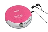 ROXX PCD 501 Tragbarer MP3-CD-Player mit Anti-Schock | LCD-Display, Wiederholfunktion,...