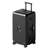 DWZXL Koffer Trolley-Koffer Aus Vollaluminium-Magnesiumlegierung, Geräuschloser Koffer Mit...