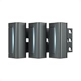 Steinwhale Türverstärkungsschloss für Zuhause, Aluminium, Grau, 3 Stück