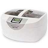 Wsexyy 2,5L Ultraschallreiniger, Ultraschall Digitaler Reinigerkörbe, 40 KH Ultraschallreiniger, 5...