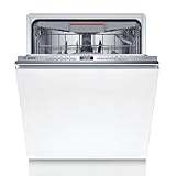 Bosch SBV6YCX02E, Serie 6, Smarter XXL-Geschirrspüler Vollintegriert, 60 cm, Besteckschublade,...