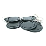 NFC Anhänger, 40x32mm, 924 Byte, schwarz, optimal für Kontaktdaten/Profilsteuerung (WLAN,...