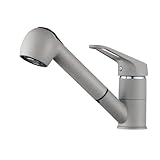 Wasserhahn Küche Ausziehbar, Auralum Küchenarmatur mit Brause Ausziehbar, Mischbatterie Küche mit...