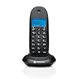 Motorola C1001CB+ – Digitales DECT-Schnurlostelefon – Anrufblockierungsmodus, Anrufer-ID,...