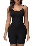 Breampot Shapewear Damen Figurformender Body Shaper Bauchweg Hohe Elastizität Bodysuit mit Bein...