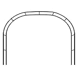 Rosenbogen Metall Stabil Gartenbogen aus Pulverbeschichtetem Stahl Wetterfeste mit Rankhilfe Spalier...