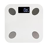 Digitale Körperfettwaage Bluetooth Smart BMI Waage mit LED Display und App-Steuerung für präzise...