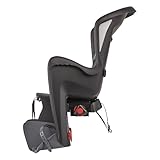 Polisport Kinder Bilby Maxi CFS Hinterer Kindersitz für Gepäckträger, Schwarz/Dunkelgrau