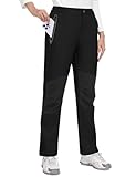 CMTOP Wanderhose Damen Outdoorhose Wasserdicht Trekkinghose Winter Gefüttert Thermohose...