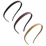 3 Stück Kein Kopfschmerz Haarreif,Haarreifen für Brillenträger, Dünne Haarreifen Damen,...