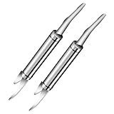 Holibanna 2 Stück Garnelenschäler Fischentschupper Ergonomische Teiliges Entferner für Müheloses...