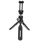 Metall Desktop Stativ Ständer Mini Selfie Vlog Griff für Mobile Phoen ILDC SLR-Kamera