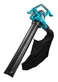 Gardena Gartensauger-/Bläser ErgoJet 3000: Laubbläser/-Sauger mit 3000 W Motorleistung, 170 l/s...