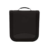 Amazon Basics CD- und DVD-Tasche für 128 Discs, Nylon (Schwarz)