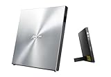 Asus SDRW-08U5S-U Ultradrive externer Slim DVD Brenner (8x DVD±R, 6x DVD±R DL, 5x DVD-RAM, USB...