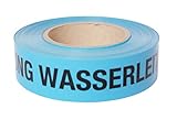 Trassenwarnband Achtung Wasserleitung Warnband Trinkwasser Wasser Leitung Trassenband Trassierband...