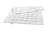 Bodyprotect leichte Daunendecke, Sommerdecke 100% neuen Daunen (60%) & Federn (40%), Kassettendecke,...