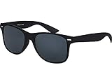 Balinco Sonnenbrille UV400 CAT 3 CE Rubber - mit Federscharnier für Damen & Herren (schwarzer...