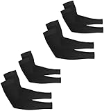 Ouligay 4 Paar Ärmel UV Sonnenschutz Arm Sleeve Gaming Ärmlinge Uv Schutz UPF 50+ Armsleeve,...