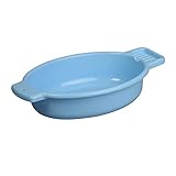 1x Behrend Waschschale, Waschschüssel, Waschwanne, Seifenablage, oval, 5 Liter, 45x30x10cm, blau
