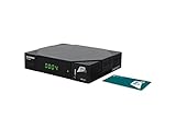 MK-Digital Telefunken TKF-S2000 Full HD DVB-S2 Sat Receiver mit aktiver Tivusat HD Karte