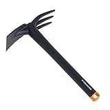 Fiskars Kombihacke, Länge: 32 cm, Glasfaserverstärkter Kunststoff, Schwarz/Orange, Solid, 1001601