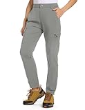 donhobo Damen Wanderhose Cargohose Leichter Trekkinghose Wasserdicht Schnelltrocken Stretch...