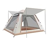 Rehomy Campingzelt für 3-4 Personen Winddicht Automatisch Familienzelt Camping Zelt für Camping...