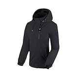 BATHRINS Regenjacke Damen Wasserdicht Atmungsaktiv Wanderjacke Windbreaker Damen Leicht Outdoor...