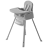 Tragbarer Baby-Hochstuhl für Monate, Säuglinge und Kleinkinder mit 5-Punkt-Gurt, umwandelbarer...