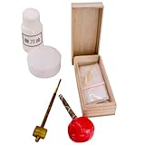 G8DS Samurai Pflegeset für Samuraischwerter - 5 teiliges Set in Holzbox Katana Samurai Schwerter -...